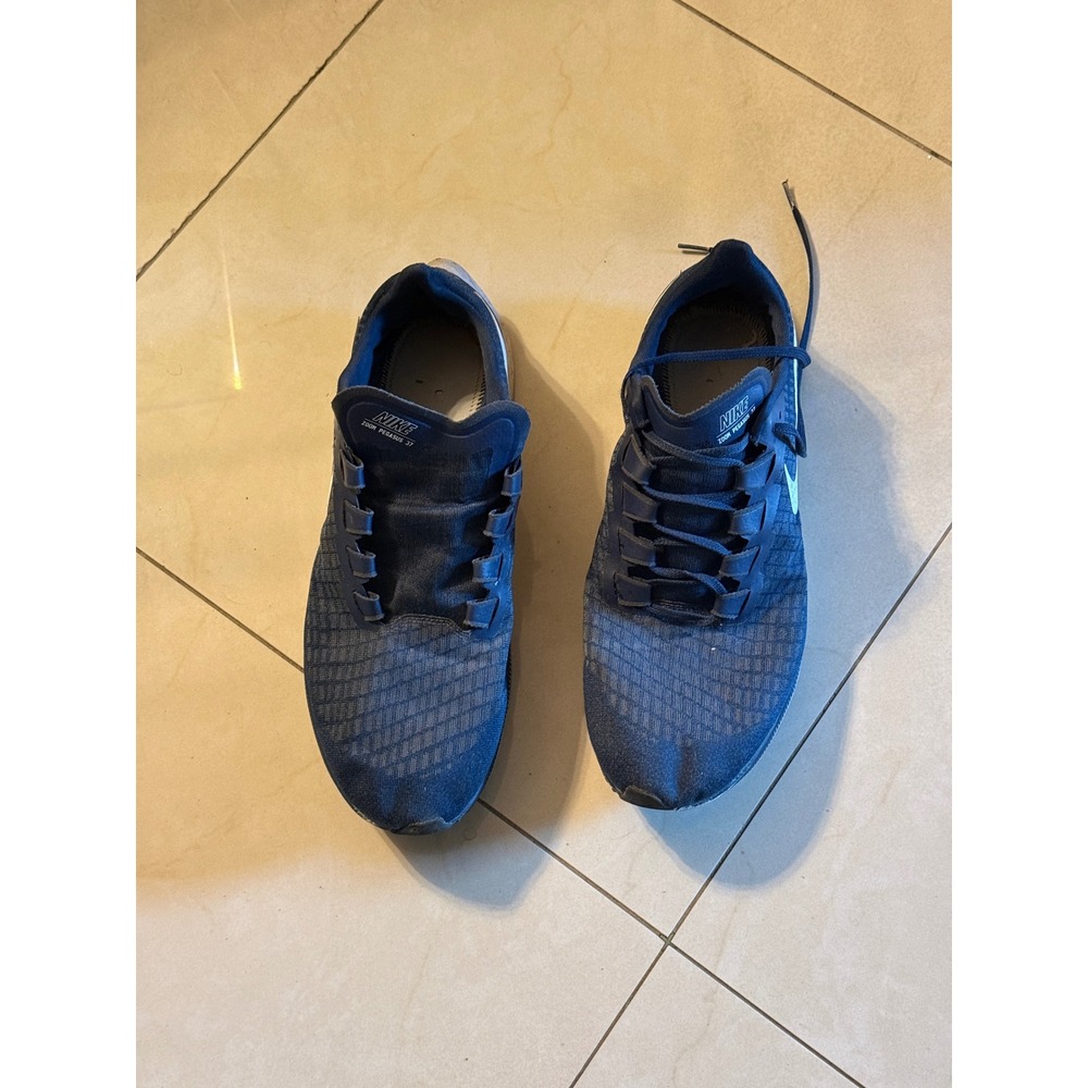 Nike‎ Air Zoom Pegasus 37 Mens Running Shoes Navy Blue CJ0677-401 Size 14